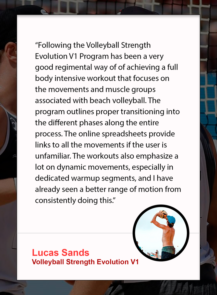 Volleyball Strength Evolution: VOLLEYBALL STRENGTH TRAINING PROGRAM